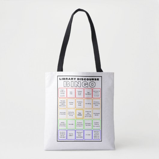 De Canvas tas van het Shirt van het Bingo van de D (Voorkant)