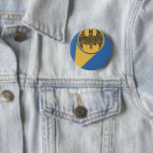De Caped Crusader Ronde Button 5,7 Cm (In situ)