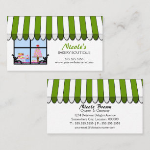 De capricieuze Boutique/de Winkel van de Bakkerij Visitekaartje