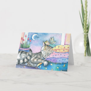 De capricieuze Kaart van de Kat van de Gestreepte