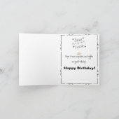 De capricieuze Kaart van de Verjaardag Cupcake (Binnen)