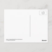 De capricieuze Vogel van de Piraat met het Houten Briefkaart (Achterkant)