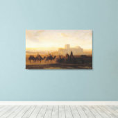 De Caravan Canvas Afdruk (Insitu (Houten vloer))