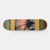 De Caribische palmschenkel Skateboard (Horizontaal)