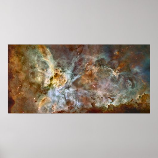 De Carina Nebula Poster (Voorkant)