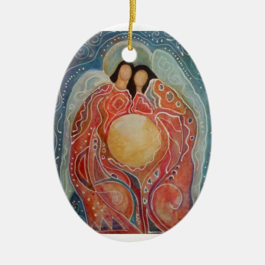 De carrièrekers keramisch ornament (Voorkant)