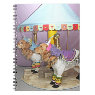 De Carrousel van het golden retriever Notitieboek