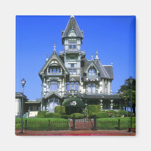 De Carson Mansion in Eureka, Californië Magneet