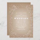 De carte de frontière du souffle du bébé inspiré (Devant / Derrière)