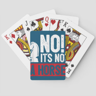 De Cartes Amusant jeu d'échecs King Design
