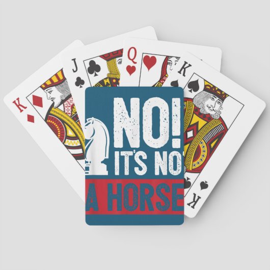 De Cartes Amusant jeu d'échecs King Design (dos)