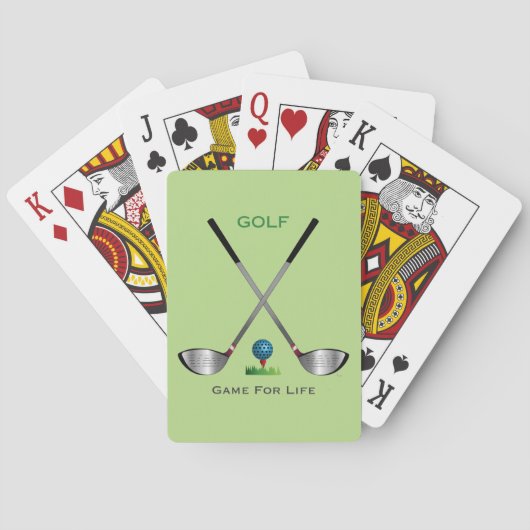 De Cartes GOLF - jeu pendant la vie (dos)