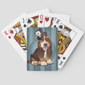 De Cartes Jeu Basset Hound Puppy