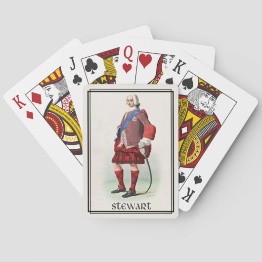 De Cartes Jeu Clan Stewart Classique Écosse (dos)