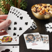 De Cartes Jeu personnalisé avec nom – Chien mignon (In Situ)