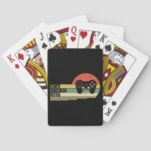 De Cartes Social Distance Expert Jeu Vidéo Vintage Gamer