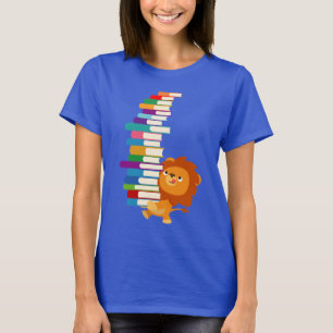 De Cartoon Leeuw voor de Voracious Vrouwen T-Shirt