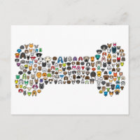 De Cartoon van de Hond van het BEEN