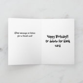 De Cartoon van de Teller van het fortuin Kaart (Binnen)