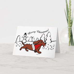 De Cartoon van Kerstmis van de tekkel Feestdagen Kaart