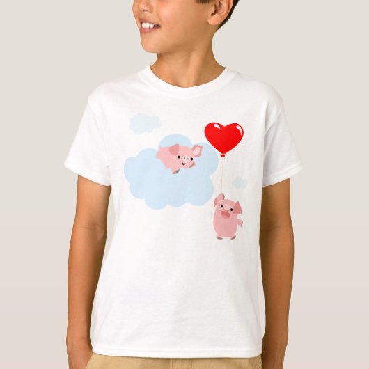 De Cartoon Varkens T-shirt (Voorkant)