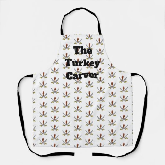 De Carver Thanksgiving Apron Turkije Schort (Voorkant)