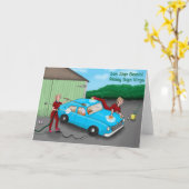 De Carwash Kaart (Gele Bloem)