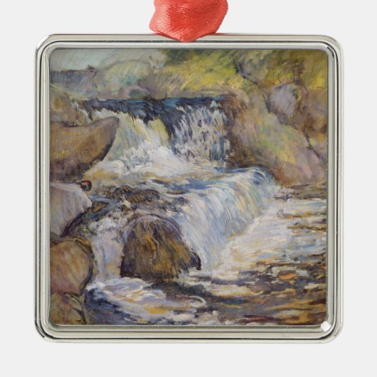 De cascade metalen ornament (Voorkant)