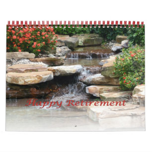 De Cascade van de Waterval van de Tuin van de Kalender