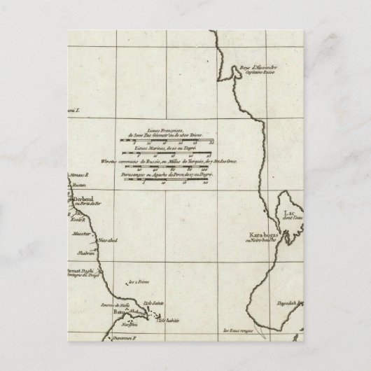 De Caspian See Briefkaart (Voorkant)