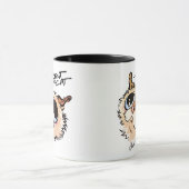 De Cat Illustrated Coffee Mok 02 (Midden)