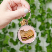 De Cat Loaf Sandwich Sleutelhanger (Hand)