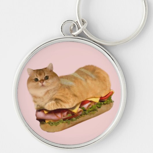 De Cat Loaf Sandwich Sleutelhanger (Voorkant)