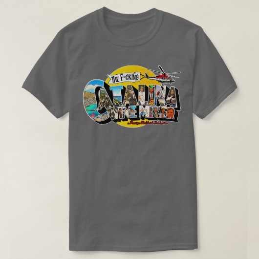 De Catalina-wijnmixer T-shirt (Design voorkant)