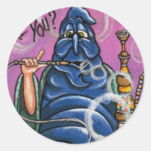 DE CATERPILLAR Alice in Wonderland Sticker (Voorkant)