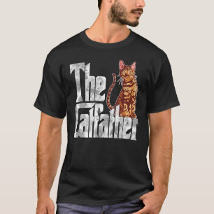 De Catfather Bengal Cat Father Mafia Whiskers Mal T-shirt