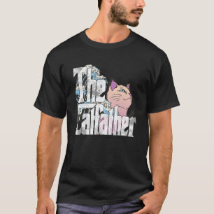 De Catfather Cat Father Mafia Whiskers Male papa T-shirt