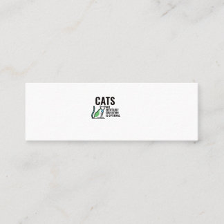 DE CATS ZIJN INEVITALE ONDERWIJS IS OPTIONEEL MINI VISITEKAARTJE