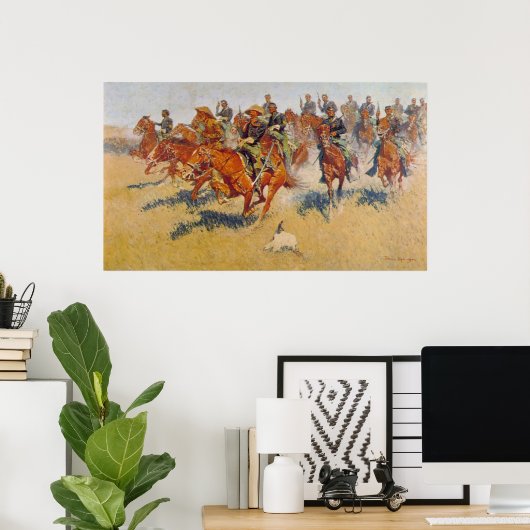 De Cavalry Charge Poster (Thuiskantoor)