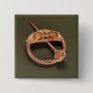 De Cavan of 'Queen's' Brooch uit Cavan Vierkante Button 5,1 Cm