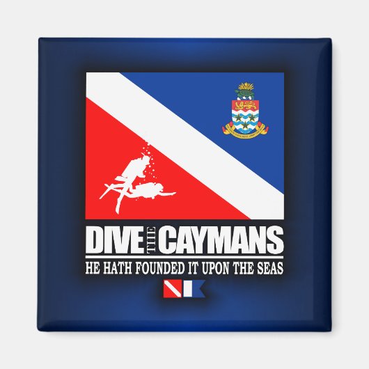 De Caymans duiken Magneet (Voorkant)