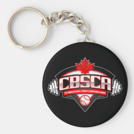 De CBSCA 2.25-inch Basic Button Sleutelhanger