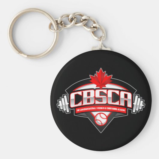 De CBSCA 2.25-inch Basic Button Sleutelhanger (Voorkant)