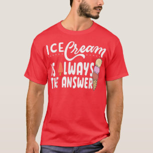 De cd-crème is altijd het antwoord op de cute-ijsc t-shirt