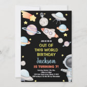 De ce monde anniversaire Invitations d'anniversair (Devant)