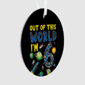 De ce monde je suis 6 Space Rocket Anniversaire Pa (devant)