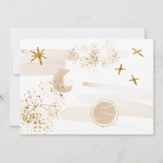 De ce monde l'anniversaire Invitation (Dos)