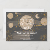 De ce monde l'anniversaire Invitation (Devant)