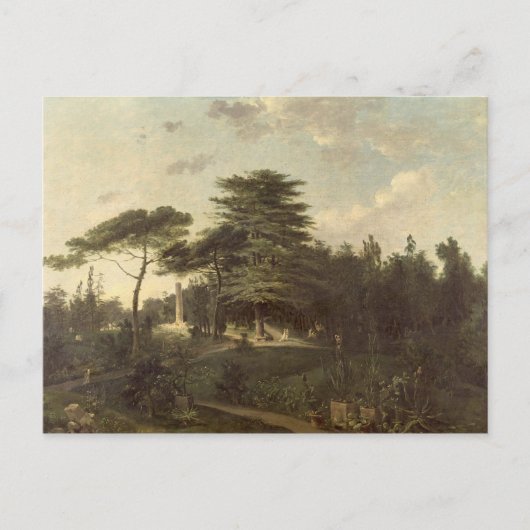 De Cedar van Libanon in de Jardin des Plantes Briefkaart (Voorkant)