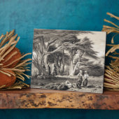 De Cedars van Libanon, gegraveerd door Freeman (se Fotoplaat (Zijkant)